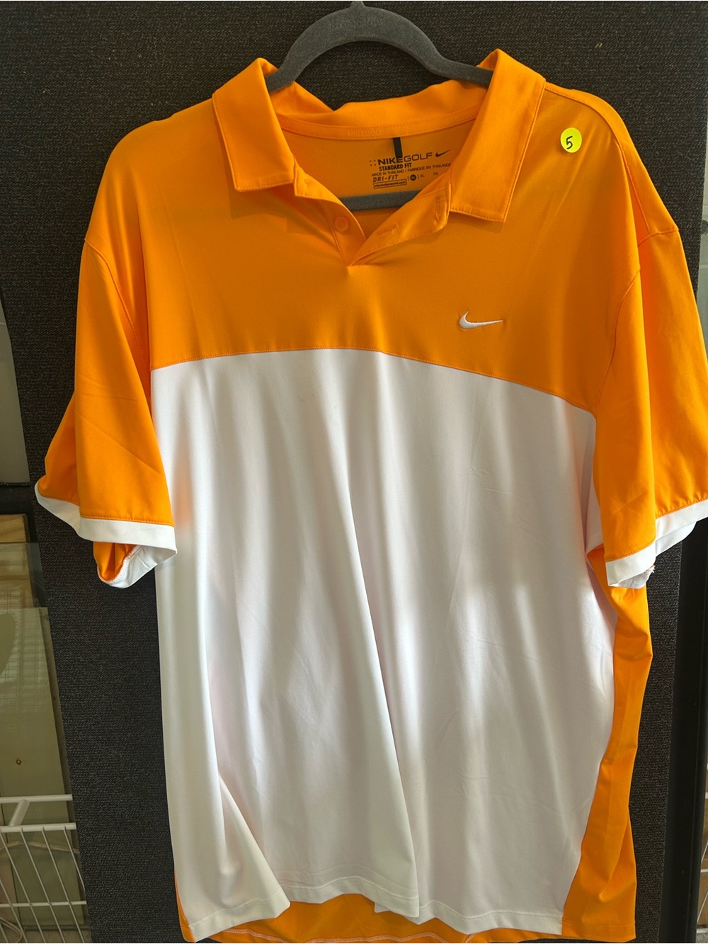 Nike Men’s Orange & White Performance Polo